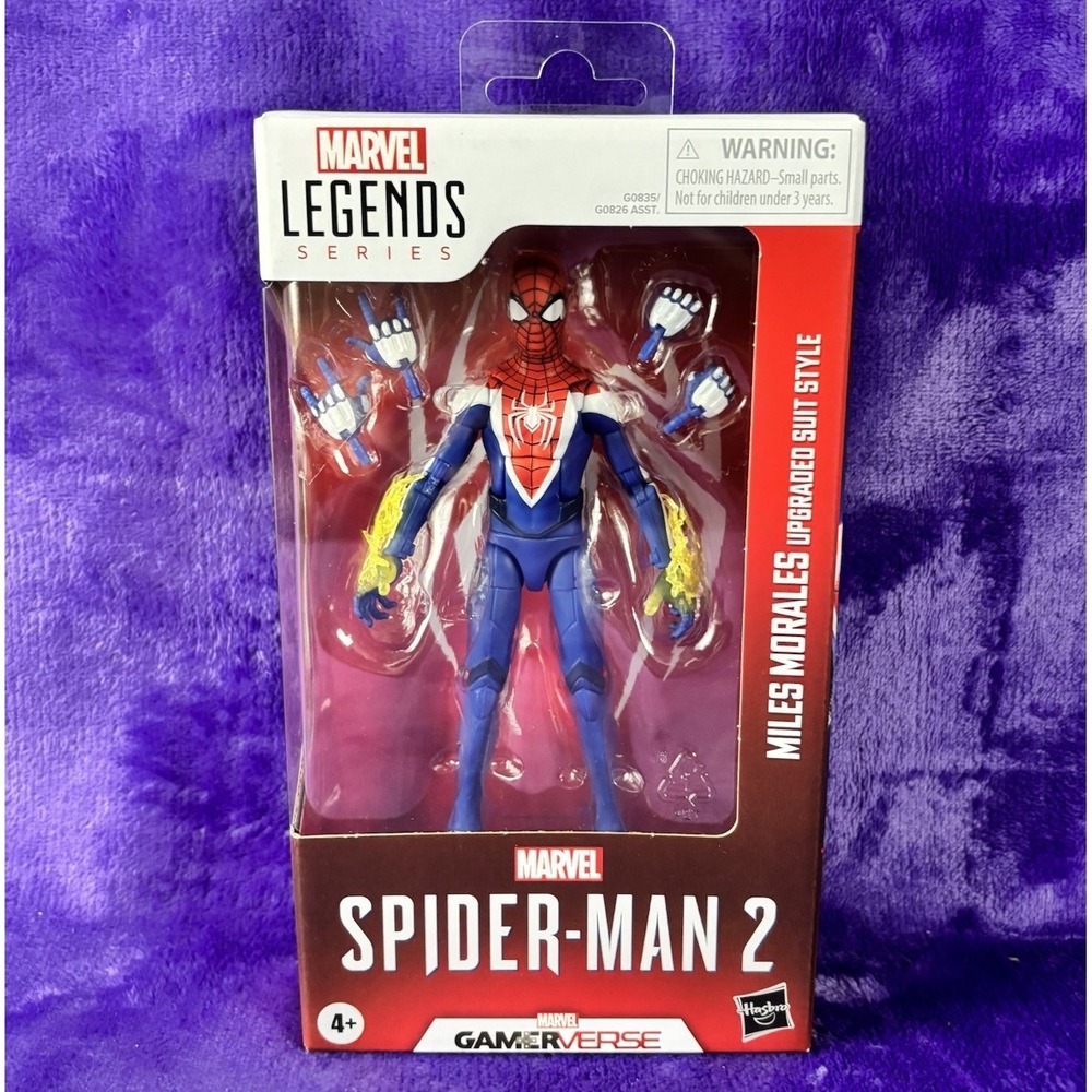 Marvel Legends Series Gamerverse Spider-Man 2 Miles Morales Upgrade Suit Style